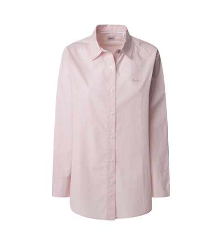 Til kvinder. PL304972 Skjorte Agnes (XS), Casual, Bomuld, Lange ærmer - Pepe Jeans - Modalova