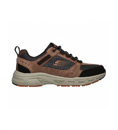 Til mænd. 51893 Relaxed Fit Oak Canyon Relaxed Fit Sko , (40), Fast, 1-3 cm, Blonder, Sport, Multisport - Skechers - Modalova