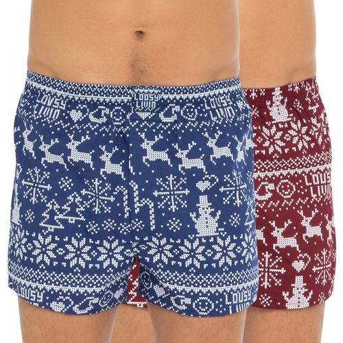 Er Set Boxershorts & mit weihnachtlichem All-Over Print - Lousy Livin - Modalova