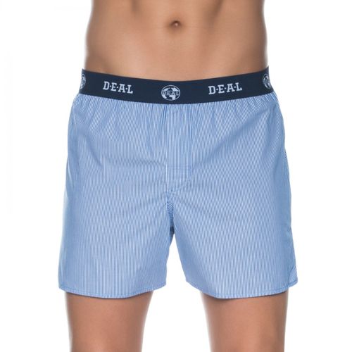 D.E.A.L International Boxershorts Blau Gestreift mit Logo Bund - D.E.A.L. International - Modalova