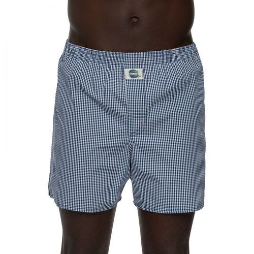 Boxershorts Blau & Weiß kariert - D.E.A.L International - Modalova