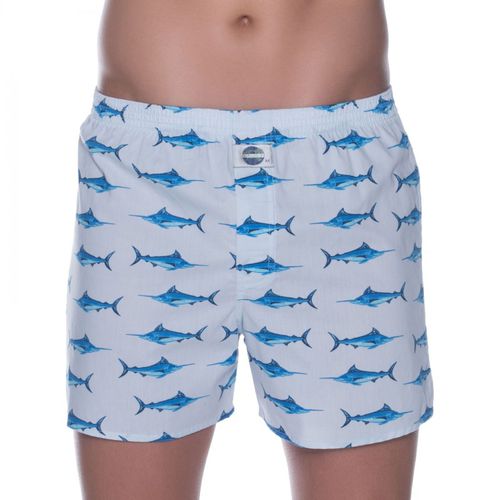 D.E.A.L International Boxershorts Hellblau mit Schwertfisch Motiv - D.E.A.L. International - Modalova