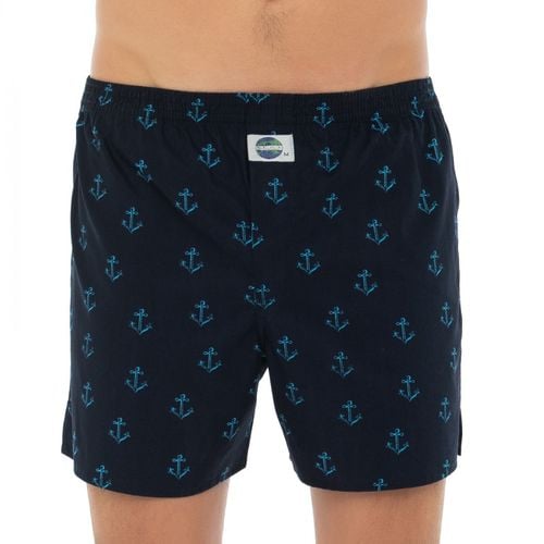 D.E.A.L International Boxershorts Dunkelblau mit All-Over Print - D.E.A.L. International - Modalova