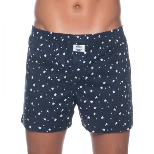 D.E.A.L International Boxershorts mit weißem Sternen-Motiv - D.E.A.L. International - Modalova