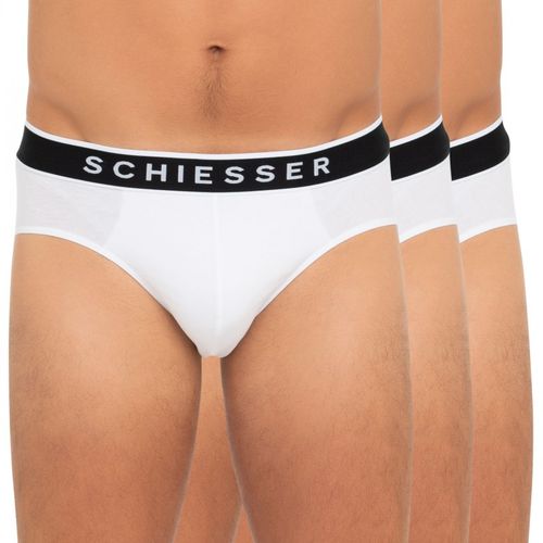 Schiesser 3-er Set Slips Weiß - Schiesser - Modalova