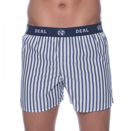 D.E.A.L International Boxershorts Blau & Weiß mit Streifen - D.E.A.L. International - Modalova