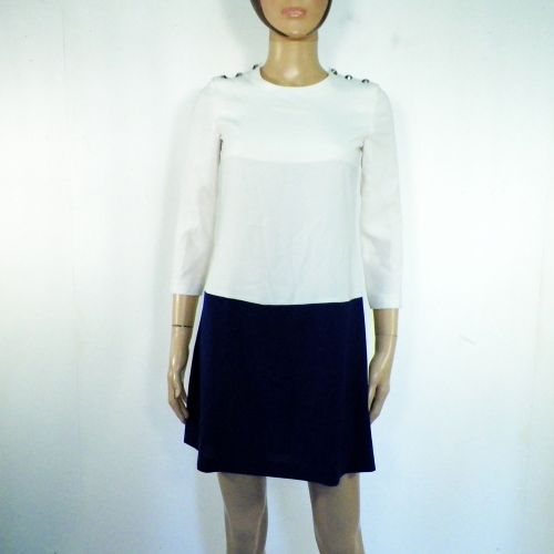 Robe Blanche & Bleu JEANS Taille 36 - Armani - Modalova