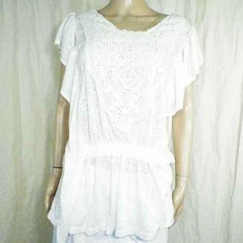 T-Shirt Ecru Taille Estimée M - Morgan - Modalova