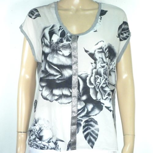 T-Shirt /Ecru Taille M - Zara - Modalova