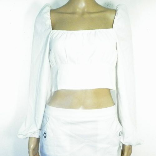 Crop Top Femme Blanc SHEIN Taille M - Shein - Modalova