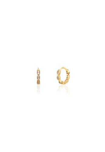 ANTIQUE gold hoop earrings - ARAN JEWELS - Modalova