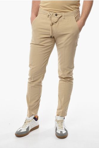 Micro Checked Chino Pants with Front Laces size 49 - Briglia 1949 - Modalova