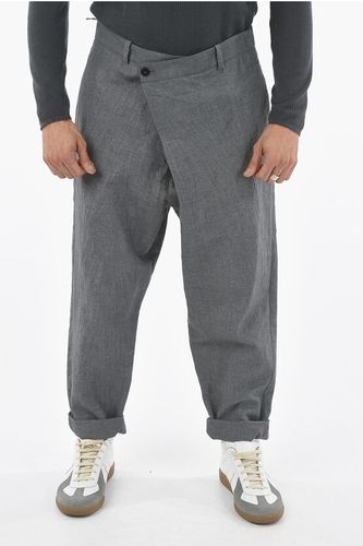 Asymmetrical Closure Low-Waist NEGRAMARO Pareo Pants Größe 46 - Ixos - Modalova