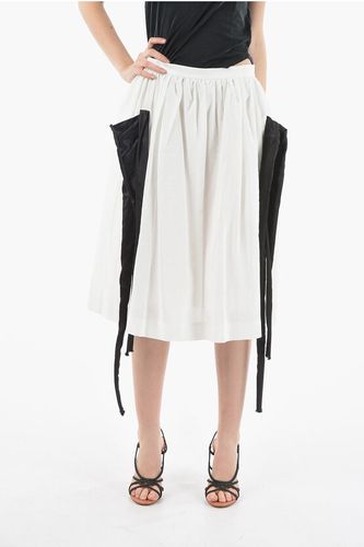 Contrasting Details Flared Skirt Größe S - JORDANLUCA - Modalova