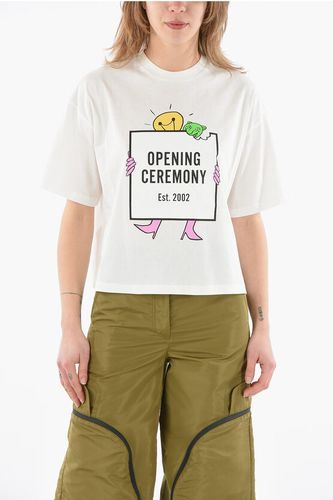 Cotton LIGHTBULB BOXLOGO Crop T-Shirt size M - Opening Ceremony - Modalova