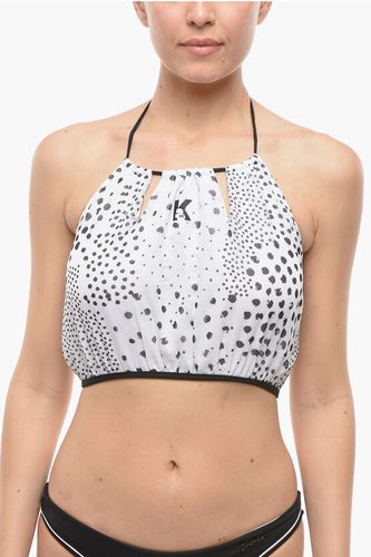 Cover Up Swimsuit Halterneck Top With Contrasting Printed size Xs - Karl Lagerfeld - Modalova