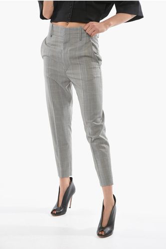 ETOILE Virgin-wool NOAH High-waisted Pants in Glen-check Mot Größe 40 - Isabel Marant - Modalova