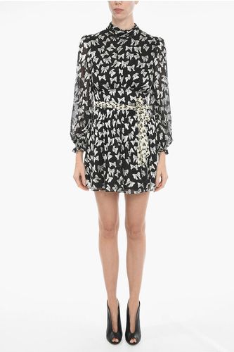 Flared Turtleneck JOEY Dress with Tie Belt Größe 42 - Diane Von Furstenberg - Modalova