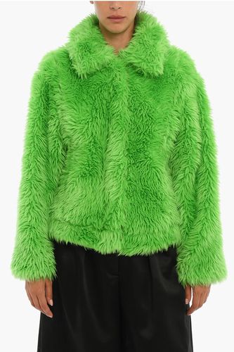 Hooded Zipped Faux-fur Coat size 38 - MSGM - Modalova