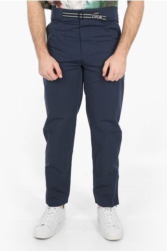 Nylon-blend Pants with Logoed Fabric Belt size 46 - Dior - Modalova