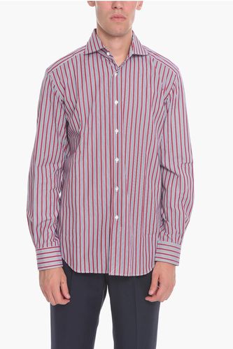 LA SARTORIALE Striped Two-Tone CUSTOM Shirt with Spread Coll size 38 - Alex Ingh - Modalova