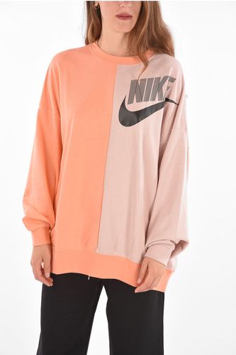 Logo Printed Crewneck Oversized Sweatshirt size Xs - Nike - Modalova