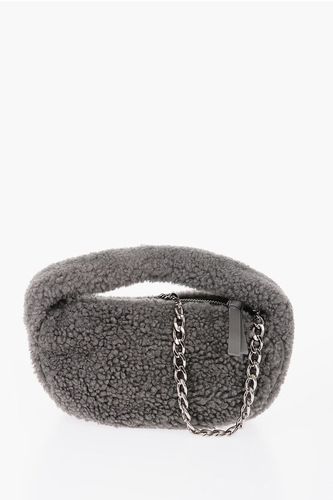 Real Fur Mini Handbag with Removable Chain Shoulder Strap size Unica - ByFar - Modalova
