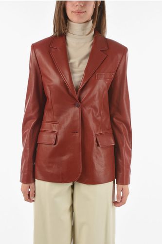Soft Leather Lined Blazer with Padded Shoulders size M - DROMe - Modalova