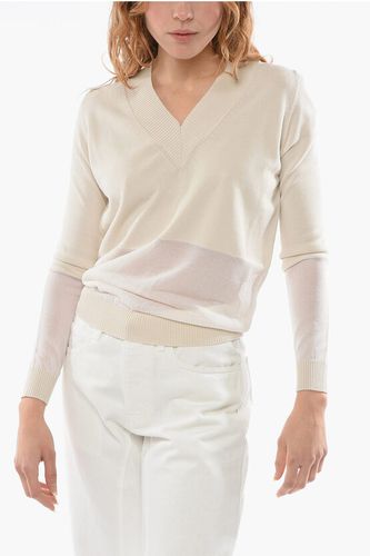 Transparend Bottom HALF Cotton and Silk Sweater size M - Uma Wang - Modalova