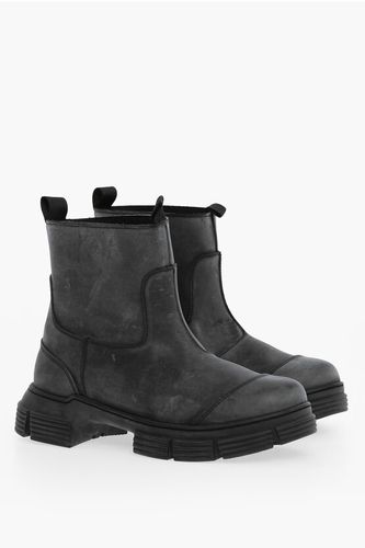 Vintage Effect Rubber Rain Boots size 39 - Ganni - Modalova