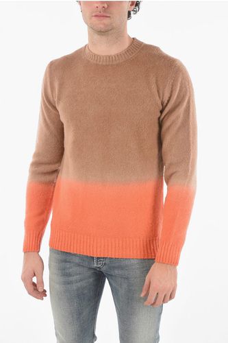 Virgin Wool Crewneck Sweater with Gradient size Xl - Altea - Modalova