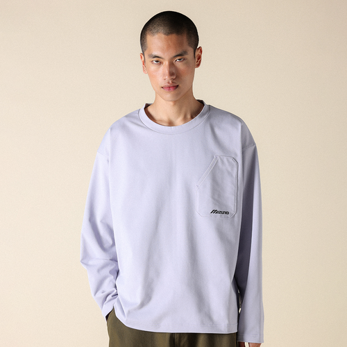 Heavy Long Sleeve T-Shirt Scarpe sportstyle Donna/Uomo TagliaXL - Mizuno - Modalova