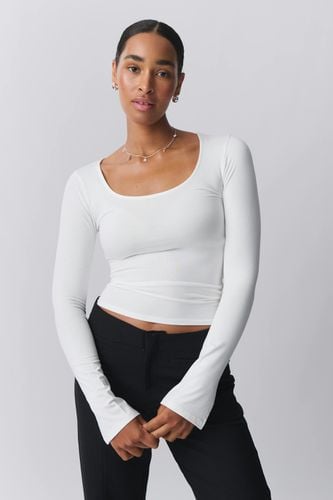 Soft touch jersey top - Gina Tricot - Modalova