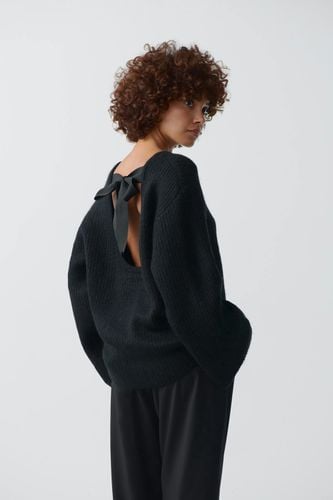 Knitted bow sweater - Gina Tricot - Modalova