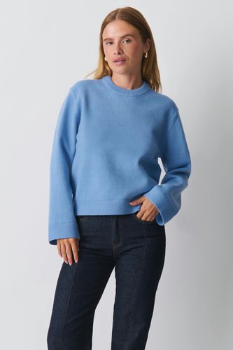 Knitted crew neck sweater - Gina Tricot - Modalova