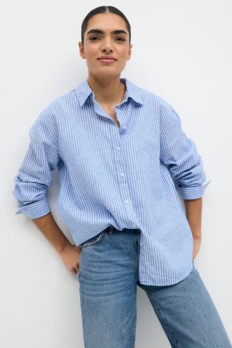 Linen blend shirt - Gina Tricot - Modalova