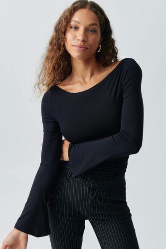 Soft touch boatneck top - Gina Tricot - Modalova