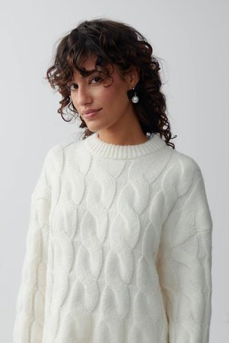 Cable knitted sweater - Gina Tricot - Modalova