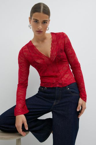 Lace top - Gina Tricot - Modalova