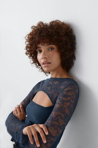 Cutout lace top - Gina Tricot - Modalova