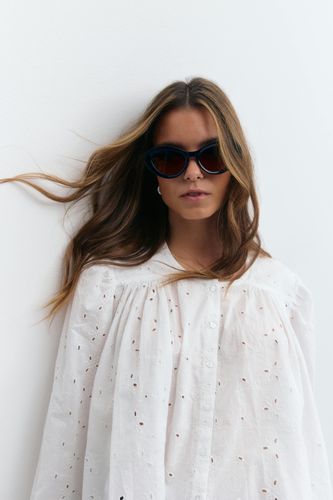 - Oval cat eye sunglasses - Sonnenbrillen - Schwarz - ONESIZE - Dame - Gina Tricot - Modalova