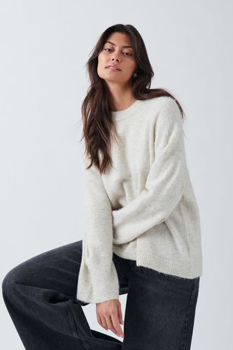 Crew neck knitted sweater - Gina Tricot - Modalova