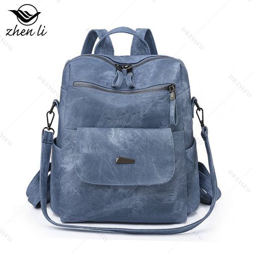 PU Leather Backpack Travel Backpack Convertible Shoulder Satchel Bags - DressLily.com - Modalova