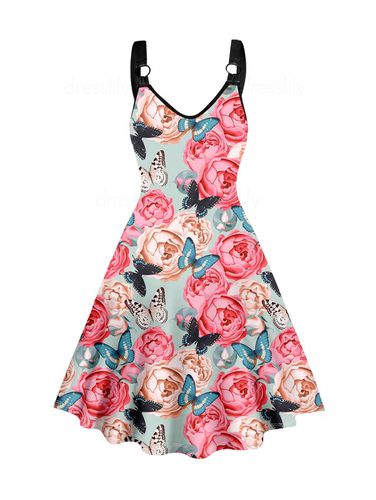 Dresslily butterfly dress sale