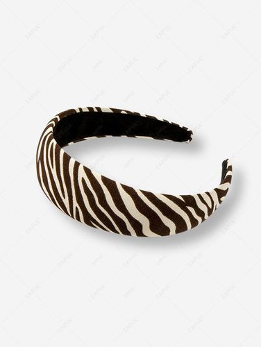 Hair Accessories Zebra Printed Wide Hairband - ZAFUL Product Catalog (GBP) - Modalova