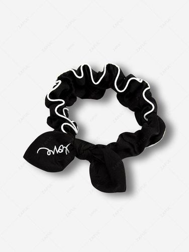 Hair Accessories Contrast Trim Bowknot Letter Headband - ZAFUL - Modalova