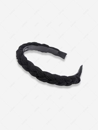 Hair Accessories Solid Color Non-slip Braided Hairband - ZAFUL - Modalova