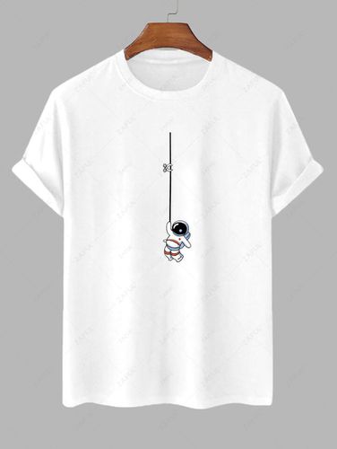 Essentials - Camiseta de manga corta con cuello redondo para hombre,  paquete de 2 unidades