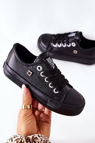 Children's Leather Sneakers BIG STAR FF374304 Black - BIG STAR SHOES - Modalova