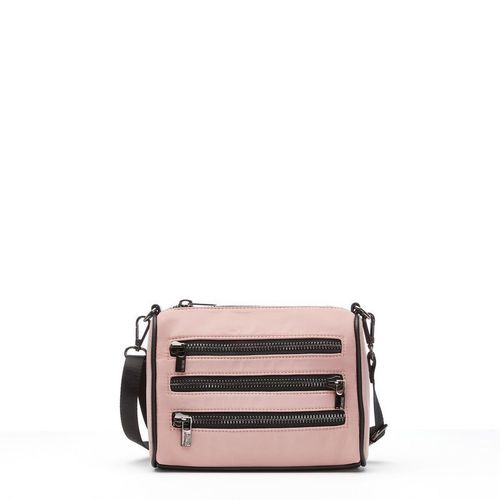 Small fashion handbag Big Star with decorative zippers - pink - BIG STAR SHOES - Modalova